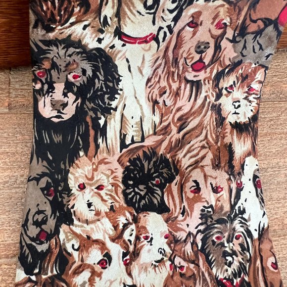 Vintage Dog Necktie - A.Rogers - Picture 2 of 6